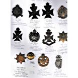 London Regiments Cap Badge Collection (11) including: The 5th City of London Batt (London Rifle