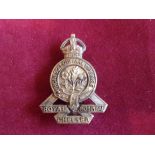 Royal Hospital, Chelsea WWII Nurses Cap Badge (Gilding-metal), slider and made J.R. Gaunt, this