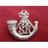 Scottish Rifles Pouch Badge (White-metal), two lugs.