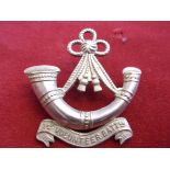 1st Oxfordshire Regiment Volunteer (Oxford) Battalion WWI Cap Badge (White-metal), two lugs.