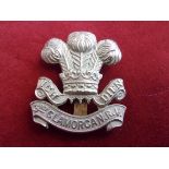 3rd Glamorgan Rifle Volunteers Cap Badge (White-metal), slider.