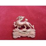 1st Royal Berkshire Regiment Volunteer (Reading) Battalion WWI Cap Badge (Bronze), two lugs