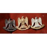 2nd Dragoon Guards (The Scots Greys) Cavalry Field-Service Cap Badge (Bi-metal), slider. K&K: 752-