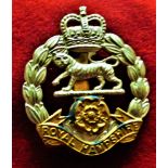 Royal Hampshire Regiment EIIR Cap Badge (Bi-metal), slider and made J.R. Gaunt. K&K: 1997