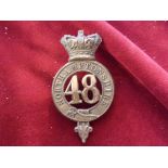 48th (Northamptonshire) Regiment of Foot Glengarry and pre-Territorial era 1874-1881 Badge, K&K: