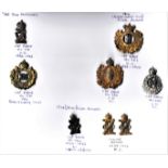 The 13th Hussars and 18th (Queen Mary's Own) Royal Hussars Cap Badge and Collar Badge Collection