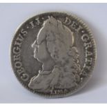 1746 'LIMA' George III Halfcrown, NONO, Old bust, S 3695A, Fine