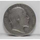 1905 Edward VII Halfcrown, Fine. A scarce date