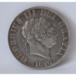 1820 George III 'Small head' Halfcrown, very fine S 3789