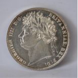 1821 George IIII Halfcrown, Uncirculated - a choice example. Cleaned