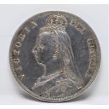 1887 Victoria Jubilee Halfcrown, GVF/NEF, S 3924