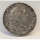 1696 C (Chester Mint) William III Halfcrown S 3484, Fine