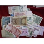World Banknotes - batch of 100 approx., F to GVF, good range (100+)