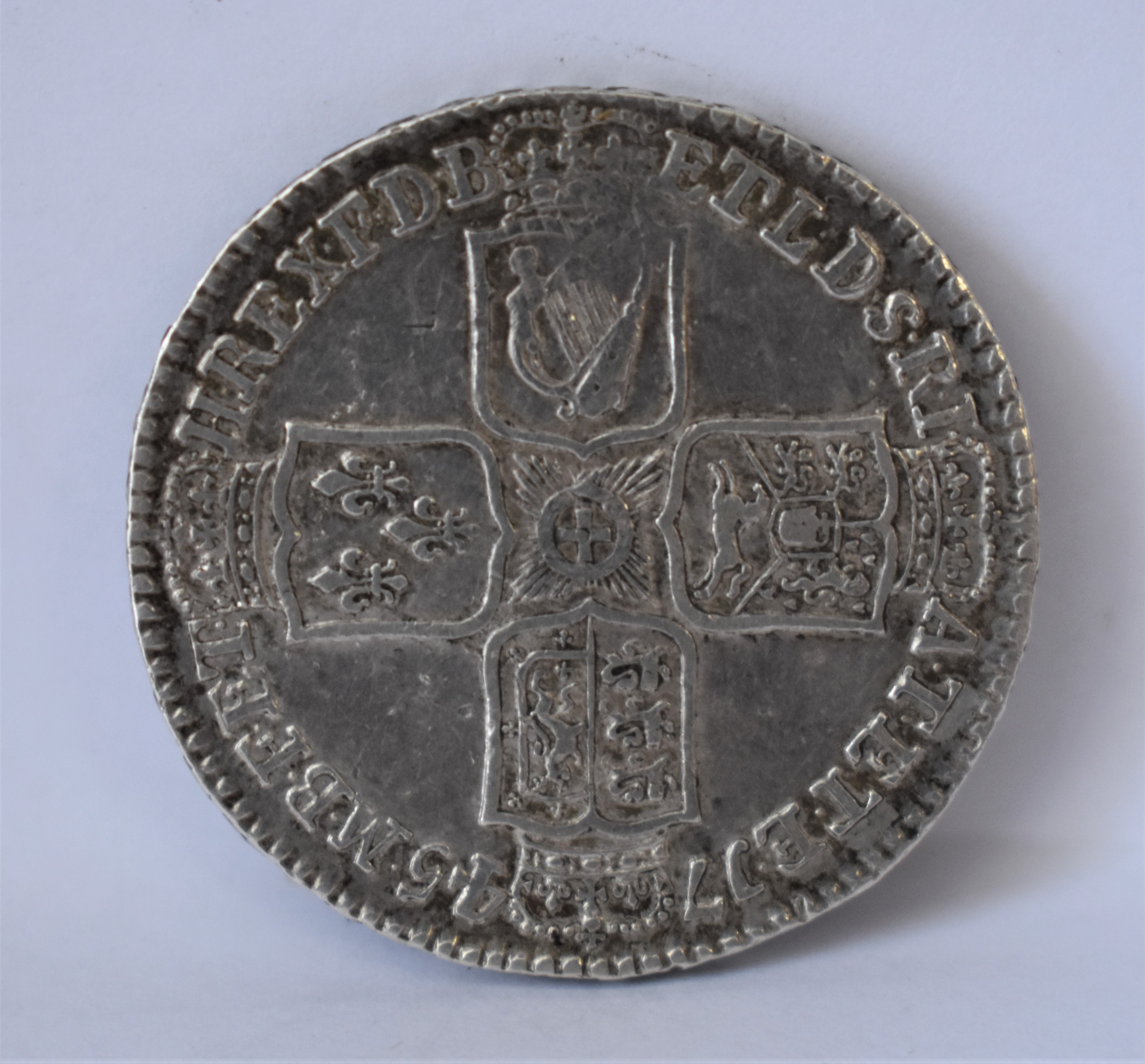 1745 'LIMA' George II Halfcrown, NONO, Old bust, GVF, S 3695 - Image 2 of 2