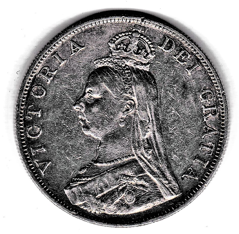 1888 Victoria Double Florin, NHV