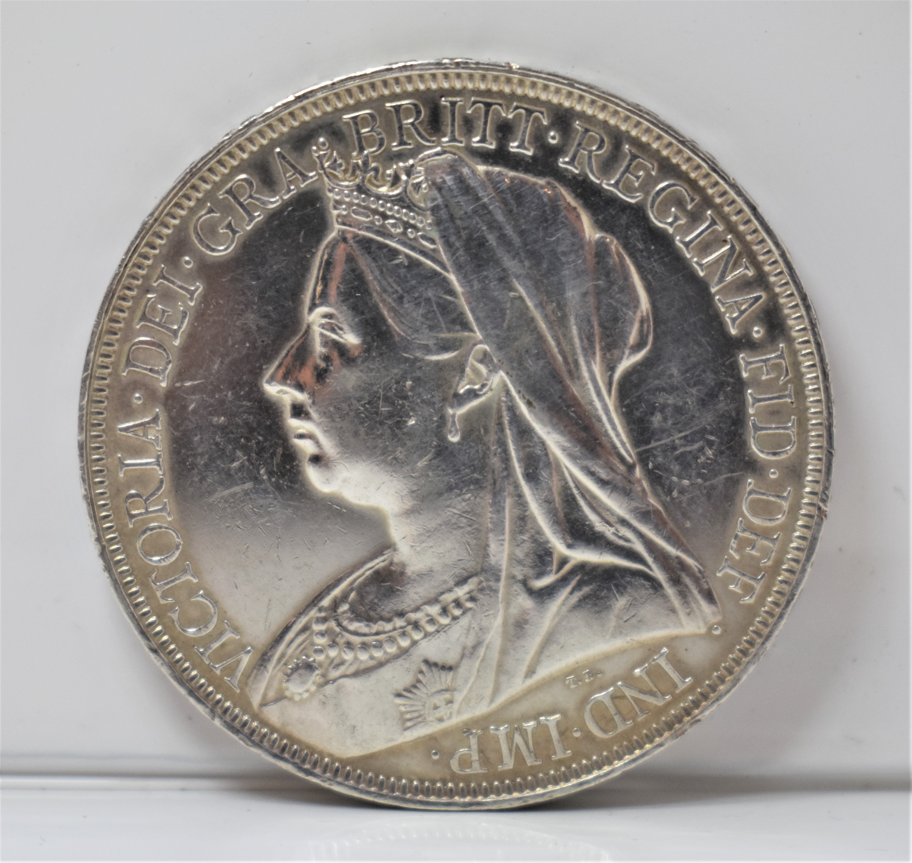 1894 LVIII - Victoria Veiled Head Crown, EF