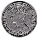 1872 Victoria 'Gothic' Florin, AF