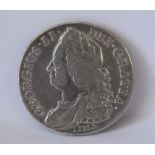 1745 'LIMA' George II Halfcrown, NONO old bust, NVF, S 3695