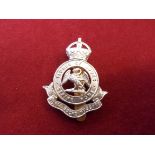 Royal Buckinghamshire Hussars Cap Badge (White-metal), slider, made J.R. Gaunt. K&K: 1441-Royal