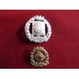 Legion of Frontiersmen Imperial Paramilitary Force Cap Badge (White-metal), two lugs (one missing)