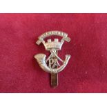 Prince Albert's (Somerset Light Infantry) WWII Cap Badge (White-metal), Slider. K&K: 1891