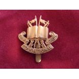 Army Educational Corps WWII Cap Badge, early variant (Brass, slider) scarce