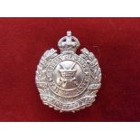 10th London Regiment (Paddington Rifles) Cap Badge (White-metal), two lugs same as above but with