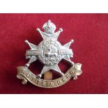 The Sherwood Foresters (Derbyshire Regiment) WWI Forage Cap Badge (Bi-metal), slider. K&K: 662