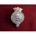 The Duke of Lancaster's Own Yeomanry EIIR Cap Badge (Anodised), slider and made by Firmin, third