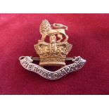 1st Royal Dragoons Victorian Glengarry Badge c.1900 (Bi-metal, lugs)