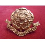 Lancashire Hussars Cap Badge (Gilding-metal), two lugs, sealed 1903. K&K 1349