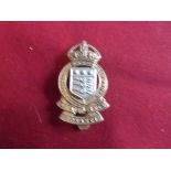 Royal Army Ordnance Corps Cap Badge (Bi-metal), slider. Design sealed 19th September 1949 and