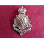 Sussex Yeomanry (Dragoons) Cap Badge (Gilding-metal), slider, Third type. K&K: 1480-Suffolk and