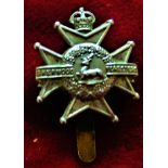 The Sherwood Foresters (Derbyshire Regiment) WWI Forage Cap Badge (Bi-metal), two lugs. K&K: 662.-