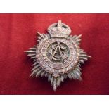 Royal Army Service Corps EDVII Other Ranks Forage Cap Badge (Bronze), tab fitting. K&K: 988