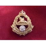 East Lancashire Regiment WWI Militia Battalion Cap Badge (Bi-metal, slider) Scarce.