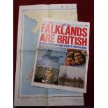 Falklands are British - A news special on the Falklands war and map of the Falklands. A nice