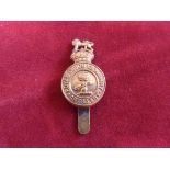 Royal Devon Yeomanry (Artillery Regiment) WWII Cap Badge (Gilding-metal, slider)