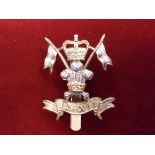 9th/12th Lancers (Prince of Wales's Own) EIIR Cap Badge (Anodised), slider. K&K: 1902