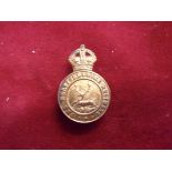 Hertfordshire Rifle Volunteer Regiment WWI Territorial Other Ranks Forage Badge 1908 onward (