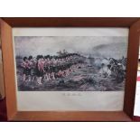 The Thin Red Line' Framed print, made famous at the Battle of Balaclava on 25 October 1854, during