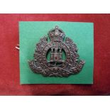 Suffolk regiment Officers SD Collar Badge