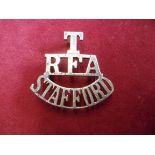 T/RFA/Stafford shoulder titles (W629)