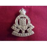 Royal Army Ordnance Corps Other Ranks Forage Cap Badge (Gilding-metal), slider, issued between