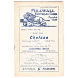 Millwall v Chelsea 1960 October 10th League Cup (Round 1)