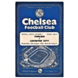 Chelsea v Leicester City 1960 August 24th League score in pen