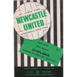 Newcastle United v Chelsea 1967 August 30th League