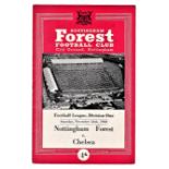 Nottingham Forest v Chelsea 1960 November 26th League score & attendance in pen