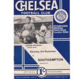 Chelsea v Southampton 1967 September 2nd League