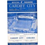 Cardiff City v Chelsea 1961 September 6th League